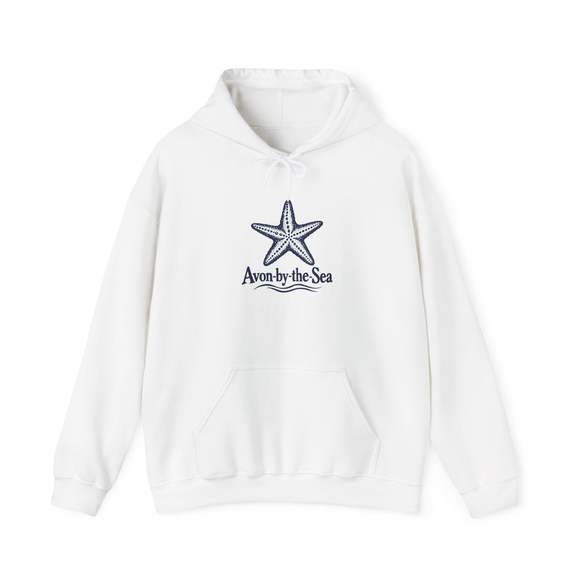 Starfish Avon-by-the-Sea Hoodie | Coastal Beach Logo Sweatshirt
