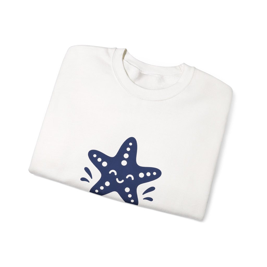 Avon-by-the-Sea Starfish Graphic Sweatshirt | Coastal Beach Town Crewneck