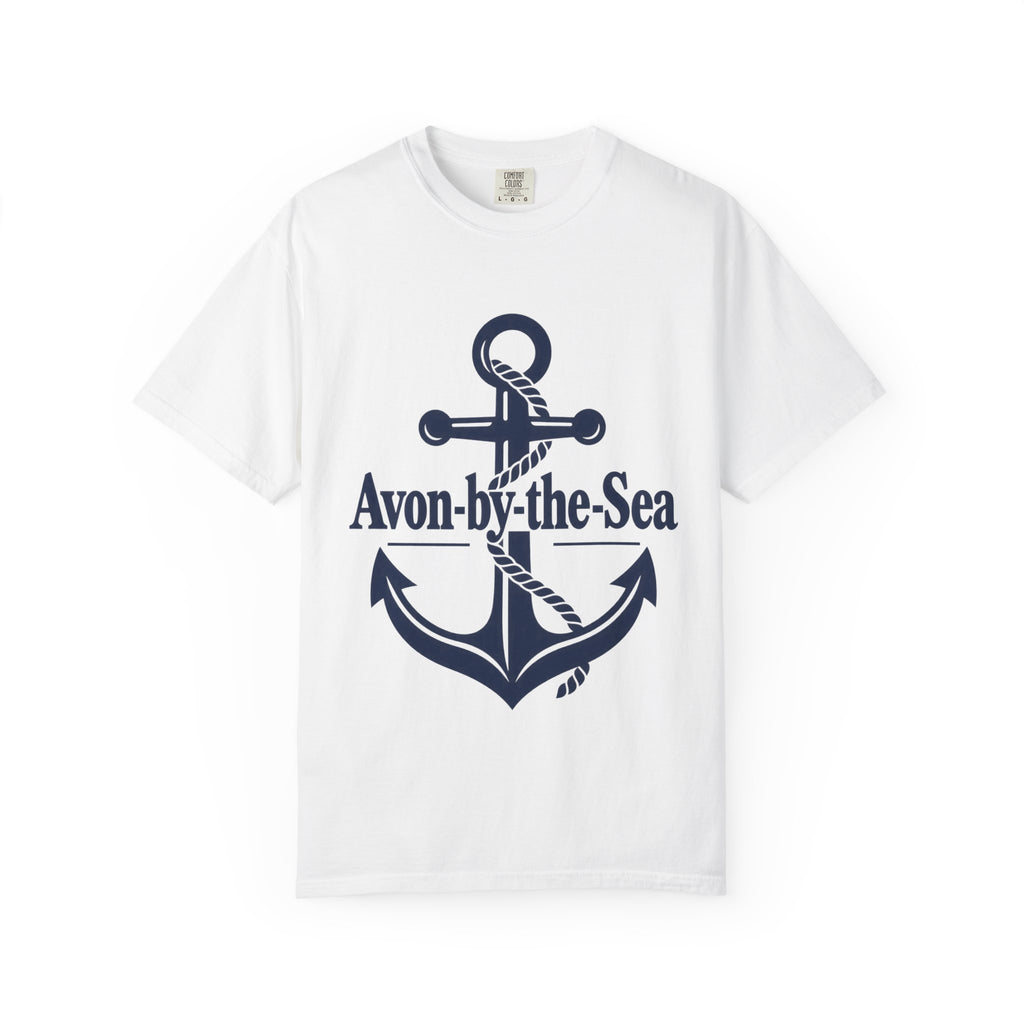 Copy of Navy Anchor Avon-by-the-Sea T-shirt | Nautical Beach Tee