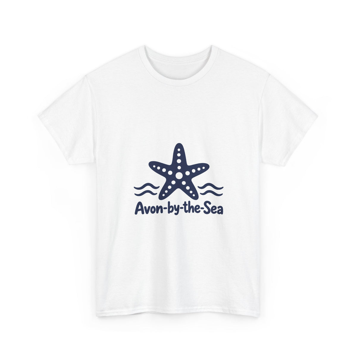 Avon-by-the-Sea Starfish Tee | Beach Waves Coastal Shirt