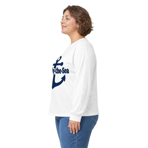 Avon-by-the-Sea Anchor Long Sleeve Tee | Nautical Beach Shirt