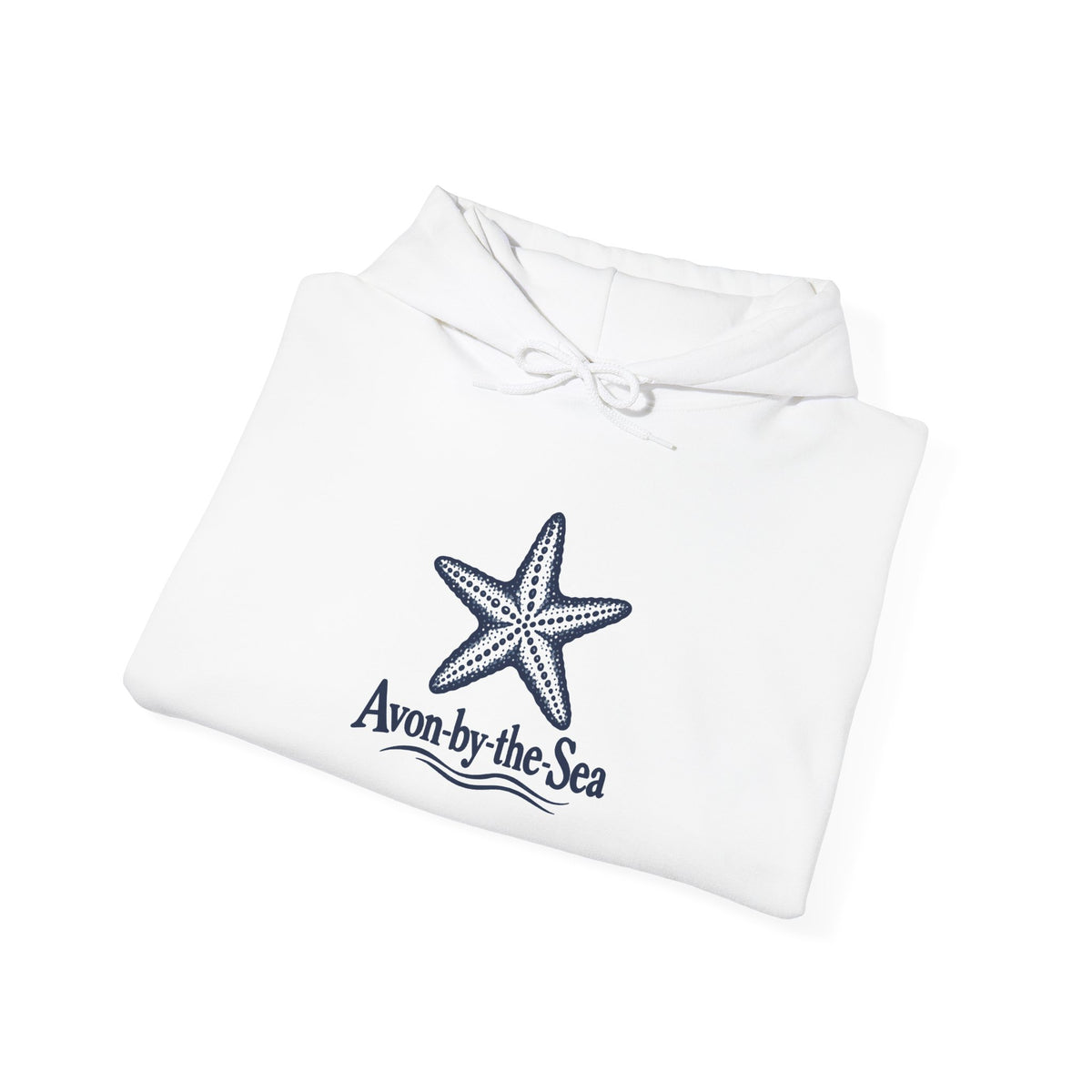 Starfish Avon-by-the-Sea Hoodie | Coastal Beach Logo Sweatshirt