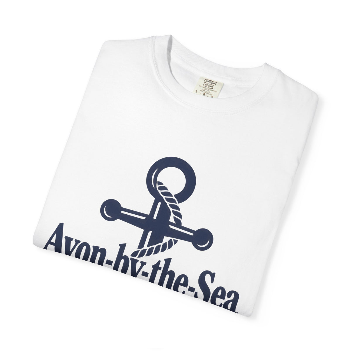 Copy of Navy Anchor Avon-by-the-Sea T-shirt | Nautical Beach Tee