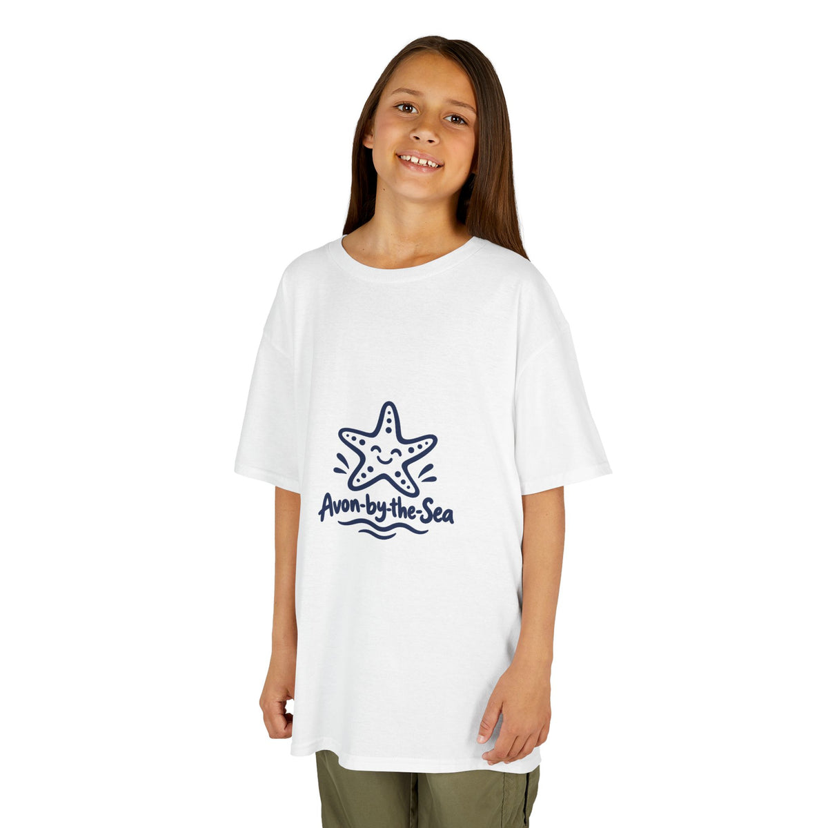 Starfish logo Kids Tee | Avon-by-the-Sea seaside design