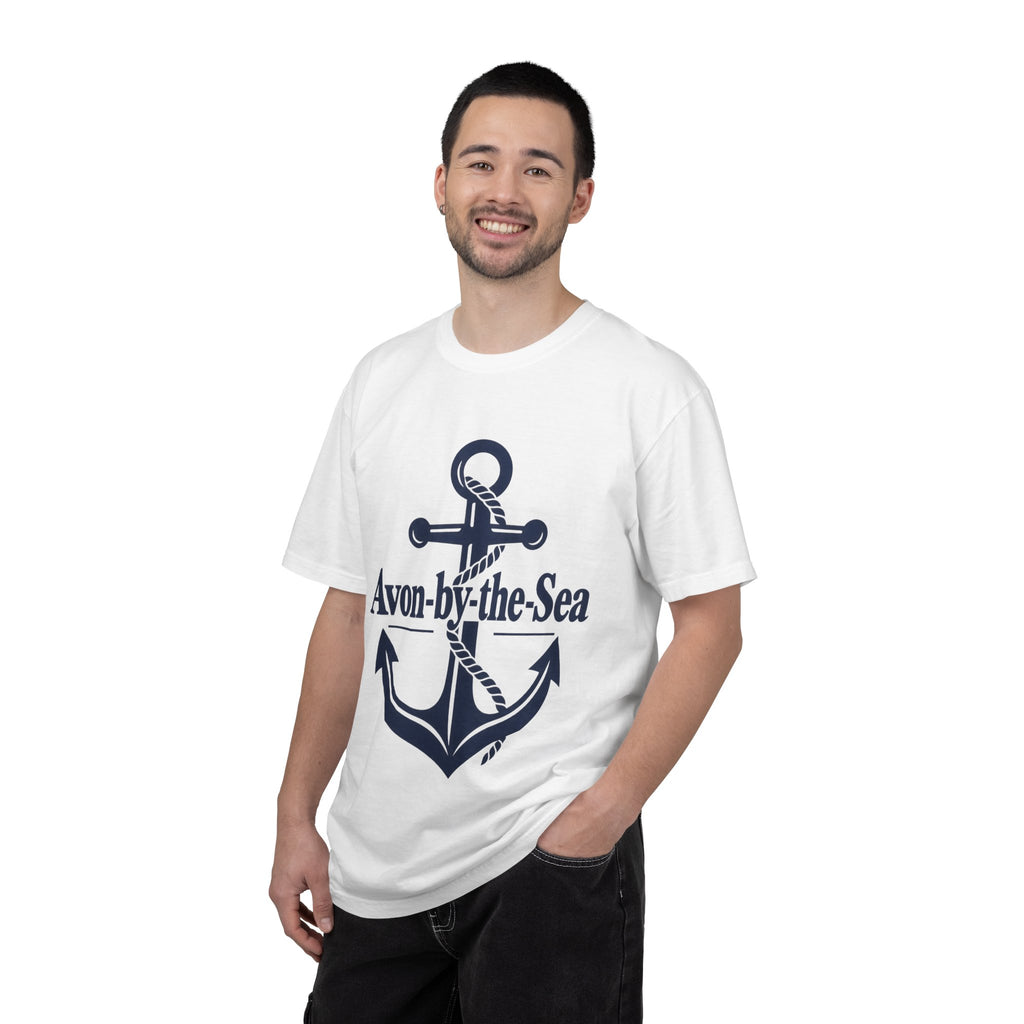 Copy of Navy Anchor Avon-by-the-Sea T-shirt | Nautical Beach Tee